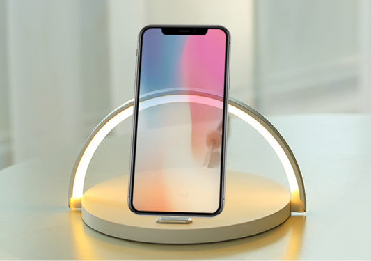 BioCurio Wireless Charging Stand Night Light Tradeshow