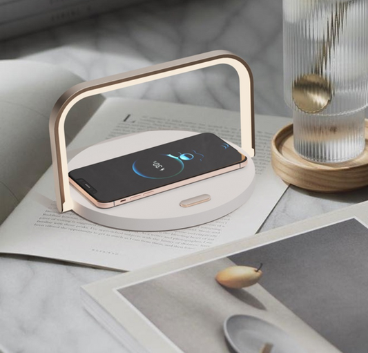 BioCurio Wireless Charging & Ambient Light Lamp Tradeshow Gift